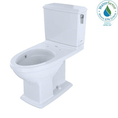 Toto CST494CEMFRG#01 Connelly Two-Piece Elongated Dual-Max 1.28 and 0.9 GPF Universal Height Toilet with CEFIONTECT and Right Lever