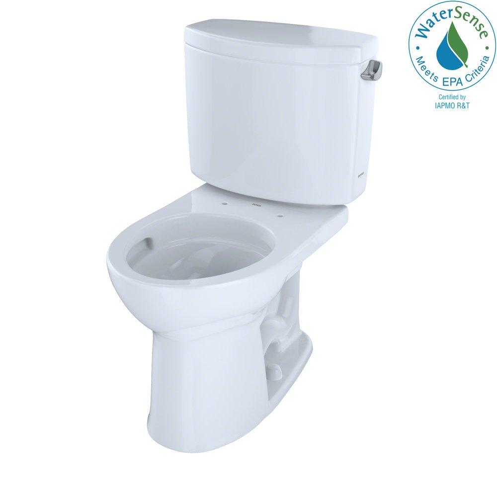 TOTO CST453CEFRG#01 Toilet 1.28 GPF Round Two Piece Cotton White