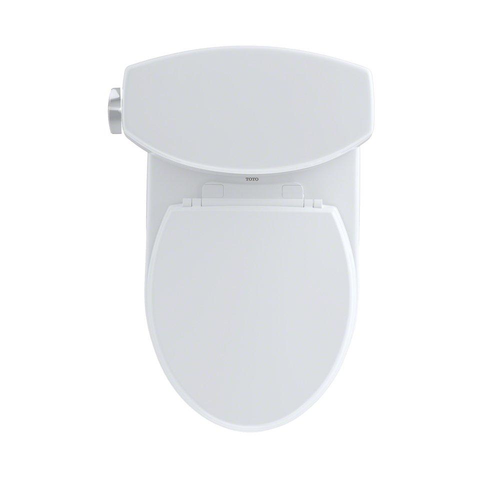 TOTO CST453CEFRG#01 Toilet 1.28 GPF Round Two Piece Cotton White