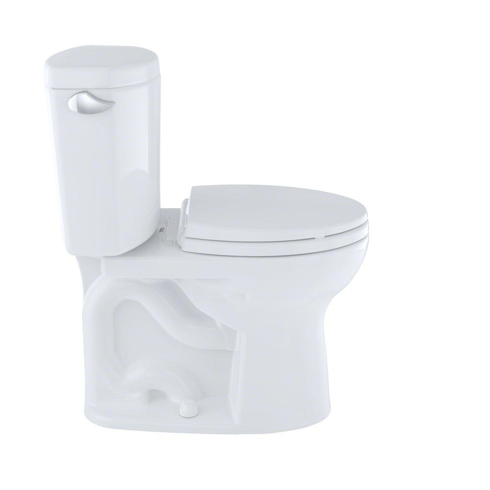 TOTO CST453CEFRG#01 Toilet 1.28 GPF Round Two Piece Cotton White