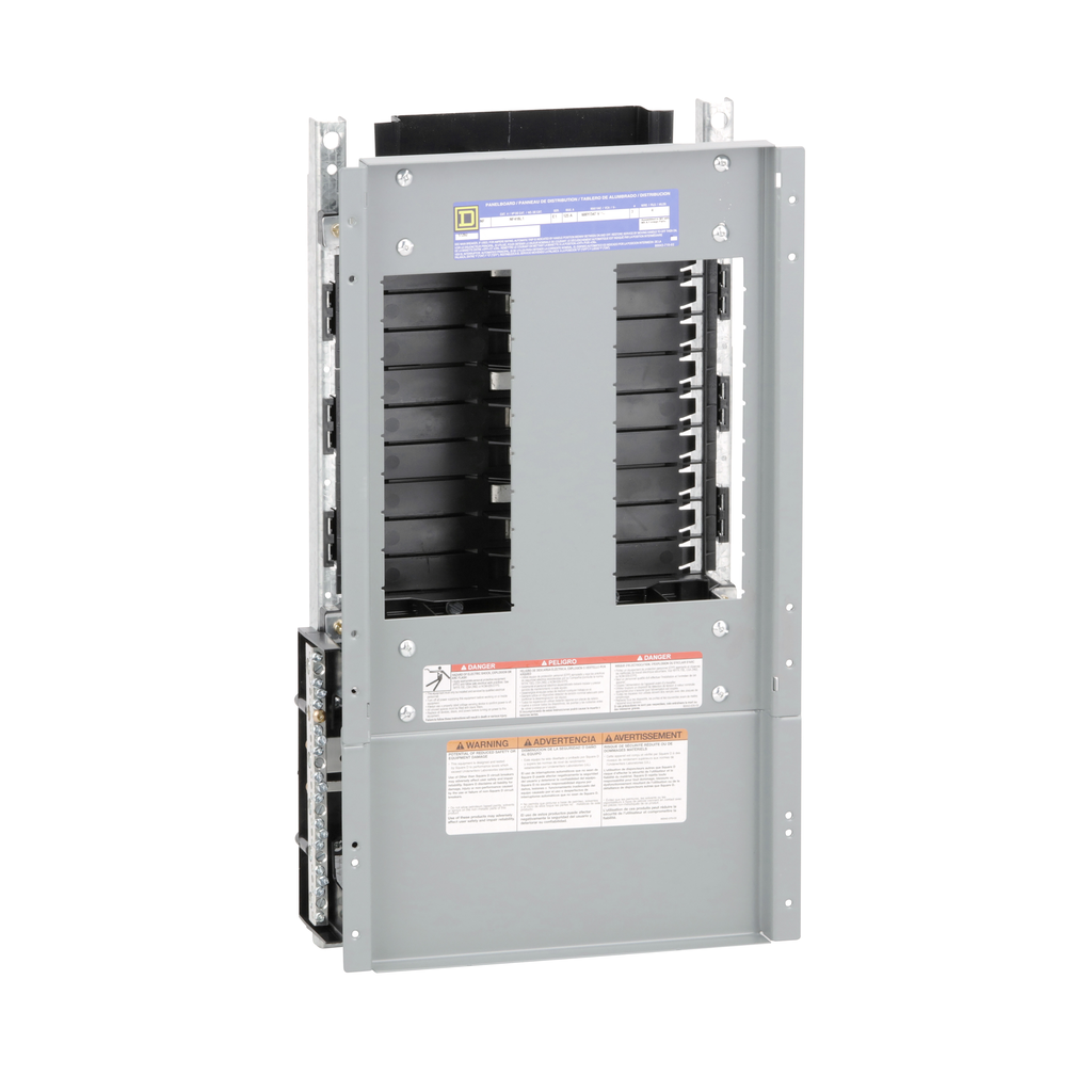 Square D NF418L1 480 Star/277 VAC 100/110/125 Amp 3-Phase 4-Wire 18-Circuit Panelboard Interior