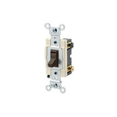 Leviton 54522-2 2-Pole Framed AC Quiet Toggle Switch 120/277 VAC 20 Amp