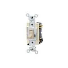 Leviton 54523-2I 3-Way Framed AC Quiet Toggle Switch 120/277 VAC 20 Amp