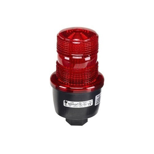FEDERAL SIGNAL Federal Signal LP3P-012-048R Strobe Light Pipe Mount Red