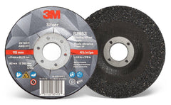 3M 7100141079 Silver Depressed Center Grinding Wheel 4-1/2 in x 1/4 in x 7/8 in 36 Grit