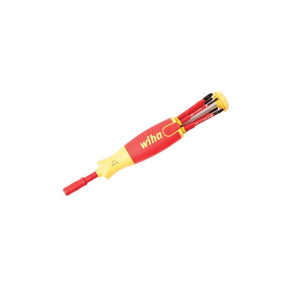 WIHA Wiha 28393 Insulated Multi-bit Screwdriver 7 Piece