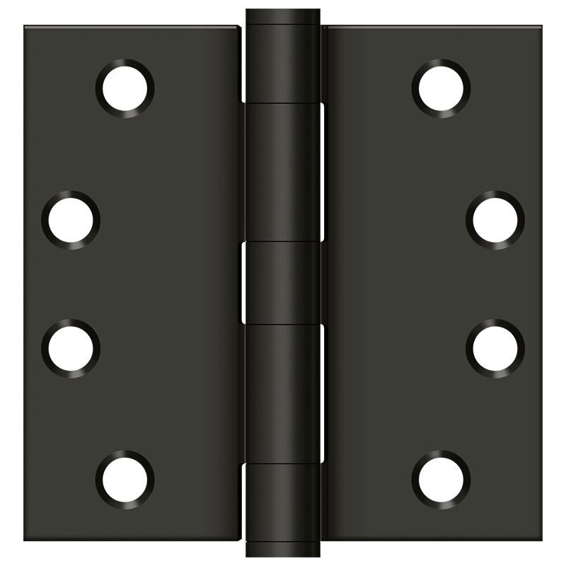 DELTANA Deltana S44HD10B Square Hinge Heavy Duty 4x4 Oil Rubbed Bronze