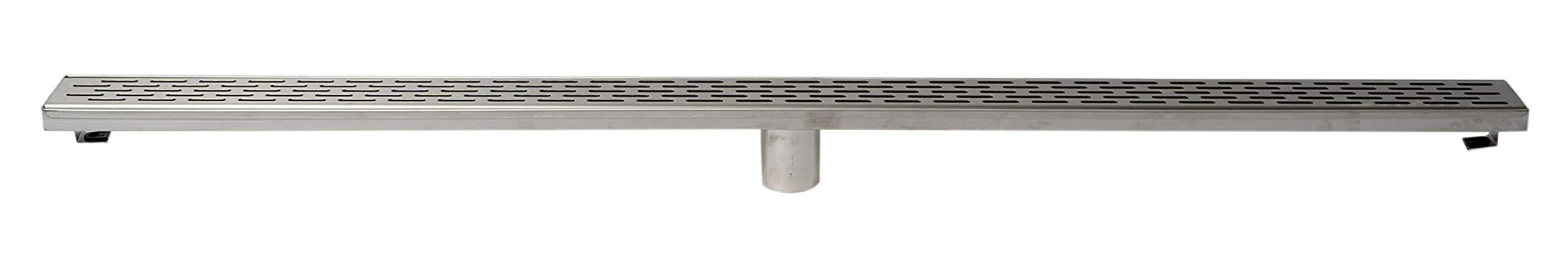 ALFI Alfi ABLD47C-BSS 47 in Linear Shower Drain Groove Holes