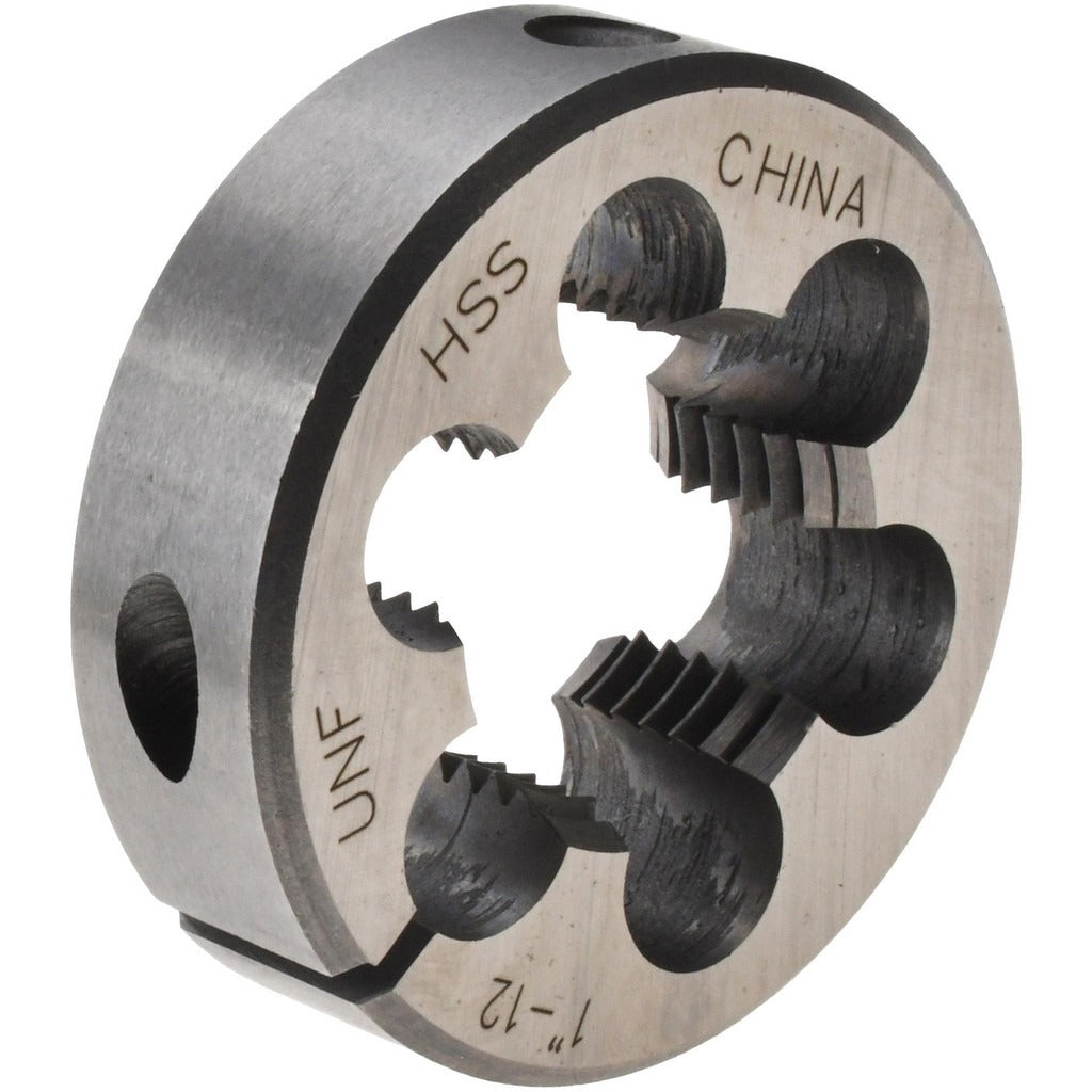 VALUE COLLECTION Value Collection 314-1380 Round Die 1-12 Unf 2 Inch Od Hss