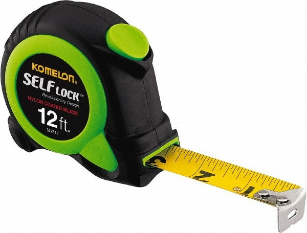 KOMELON Komelon SL2812 Tape Measure 12 Ft 5/8 in Yellow Blade