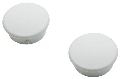 NATIONAL HARDWARE National Mfg S822-090 Closet Rod End Cap White 6 Pack