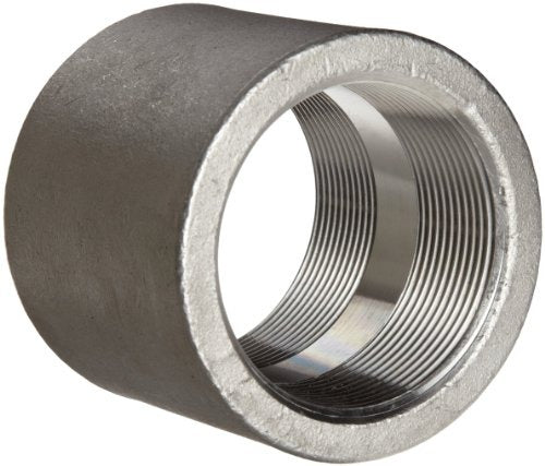 MERIT BRASS Merit Brass M411-08 Stainless Steel 304 Cast Full Coupling 1/2 Inch NPT Female (Pack of 1)