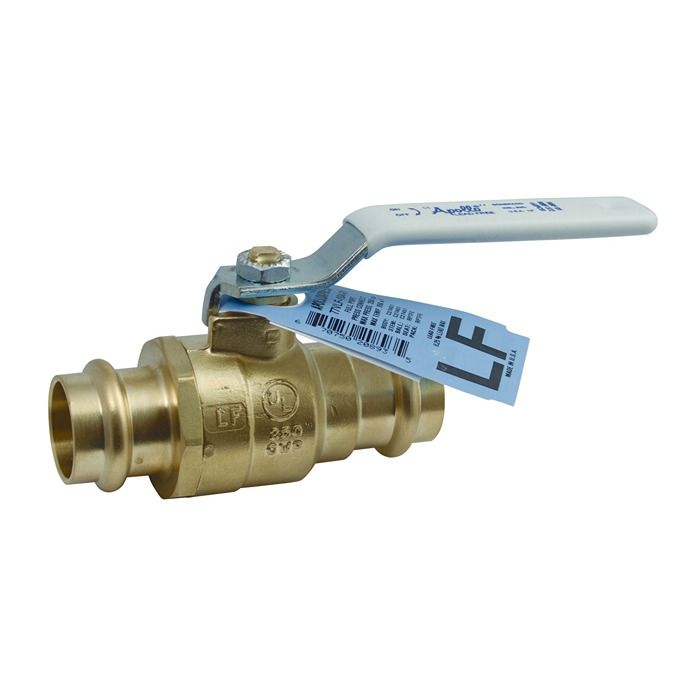 AaLBERTS IPS AMERICAS INC. 77VLF10601 BALL VALVE 1-1/4 BRS PRSXPRS LF FULL PORT 250 PSI