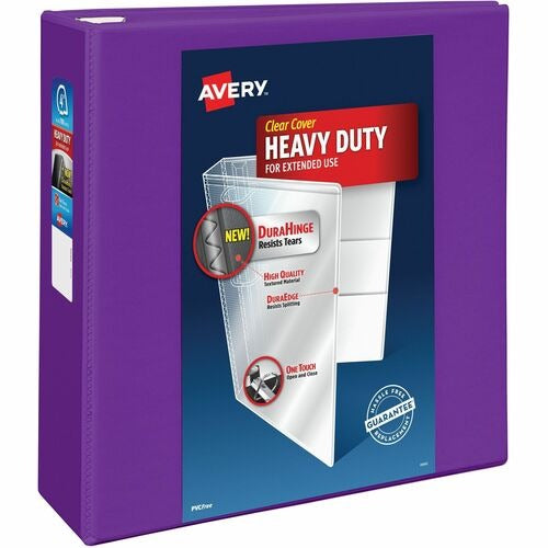 AVERY Avery AVE79813 Heavy-duty View Binder 4 Inch Purple