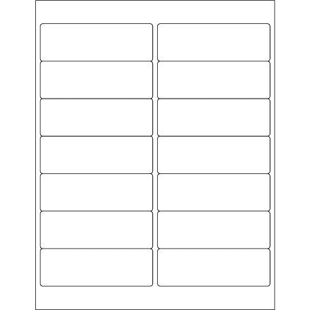 BSC PREFERRED Bsc Preferred LL122MC Multipurpose Labels 1400 Per Case