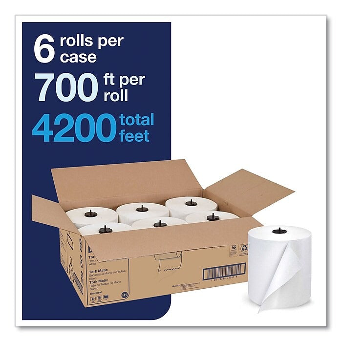 TORK Tork TRK290089 Matic Hand Towel Roll H1 8 in x 700 ft (6 per carton)