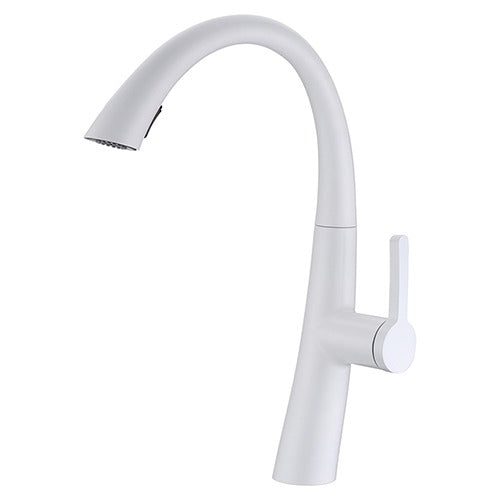 DAKOTA Dakota Plumbing DSF-16KPO00MW Orana Pull Down Faucet Matte White