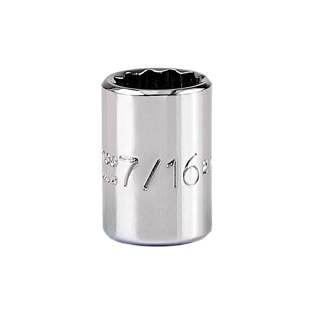 PROTO Proto J4714T 7/16 in 12-point 1/4 Drive Hand Socket
