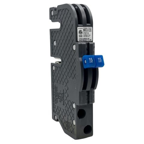 CONNECTICUT ELECTRIC Connecticut Electric UBIZ0215 Type RC HACR Thin Replacement Circuit Breaker 15 A (2-Pole) RC3815
