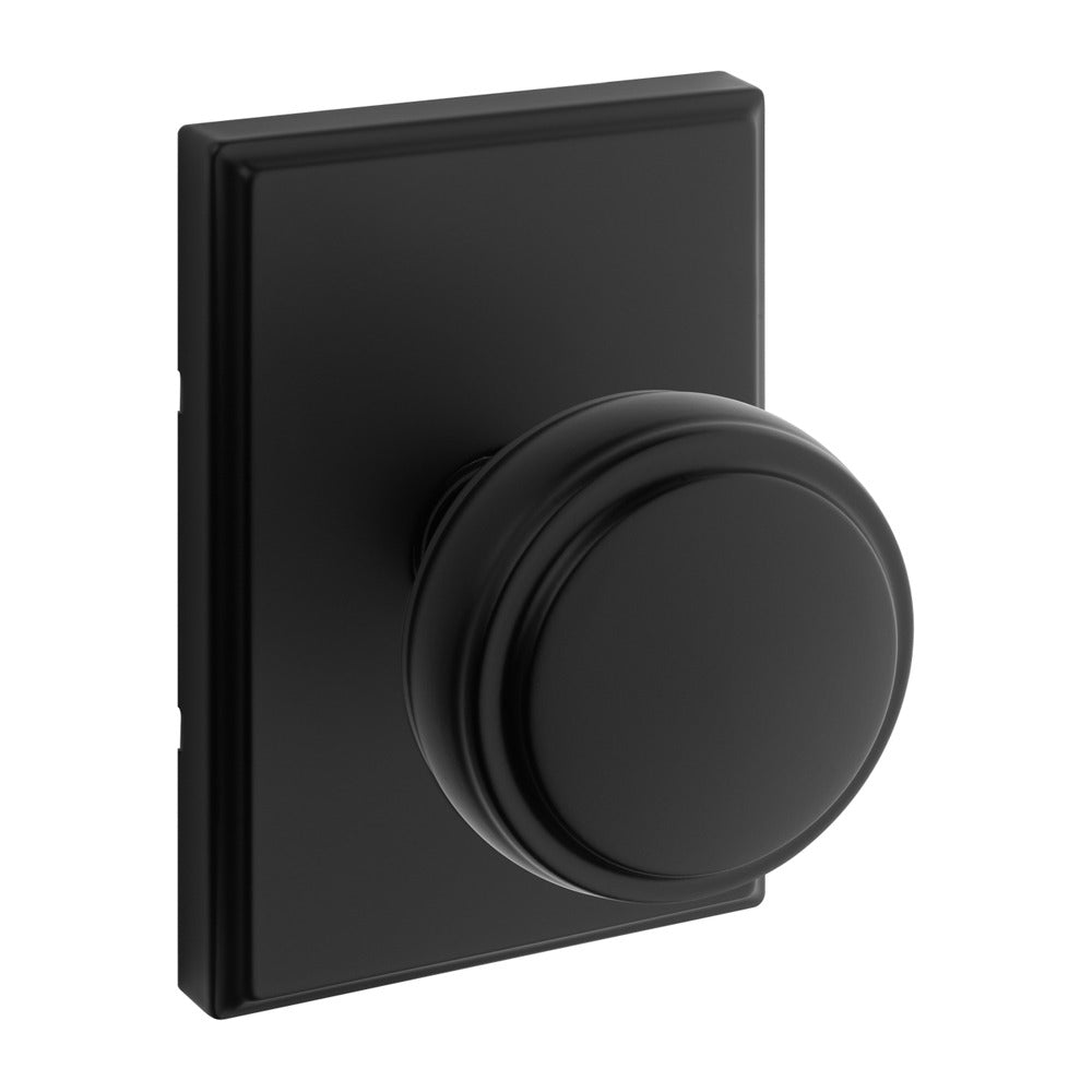KWIKSET Kwikset 720SOKTRCT-514 Sora Passage Knob Matte Black
