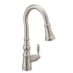 Moen S73004SRS Waterhill Single Handle Pull Down Kitchen Faucet in Spot Resist Stainless