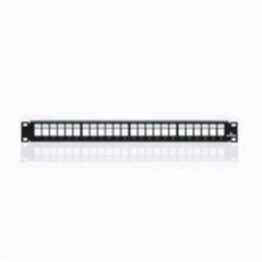 Leviton 49255-H24 QuickPort Patch Panel, 24-Port, 1U RMS, 49255H48