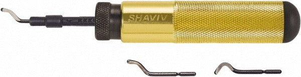 SHAVIV Shaviv 155-00019 Hand Deburring Tool Set 5 Pc Hss