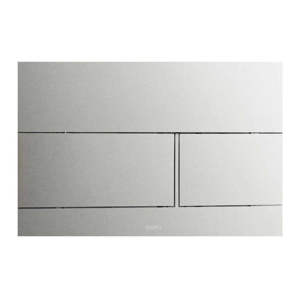 Toto YT980#SS Dual Flush Push Button Plate for Select DuoFit Inwall Tank Unit, Stainless Steel