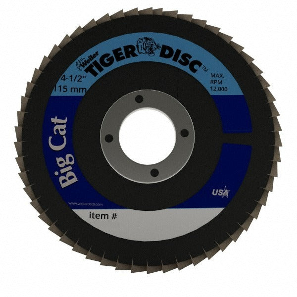 WEILER Weiler 96242 Flap Disc 60 Grit 4.5 Inch Type 27