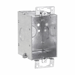 Crouse-Hinds TP218 3 x 2 x 2-1/2 Steel Gangable Switch Box