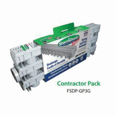 Fernco FSDP-GP3G Stamped Plate Drain Contractor Pack