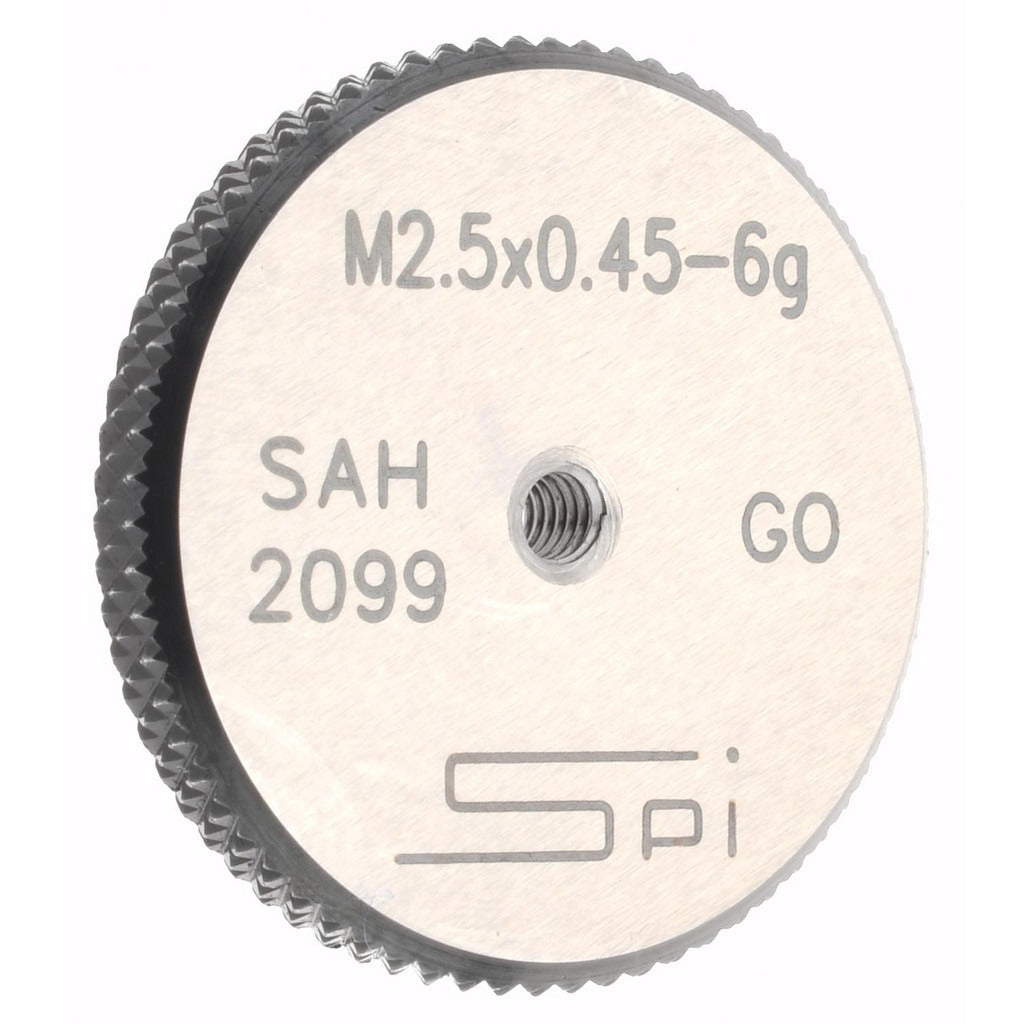 SPIROTHERM Spi 34-463-0 Threaded Ring Gage M2.5 X 0.45 Class 6G Go