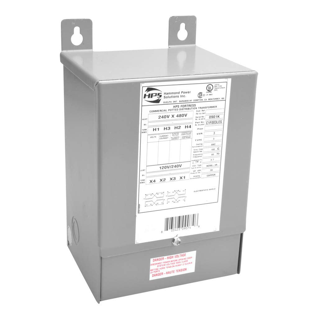 HAMMOND Hammond C1F003LES 3 Kva Distribution Transformer