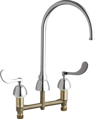 Chicago Faucet 786-GN8FCXKABCP Lavatory Faucet 1.5 GPM