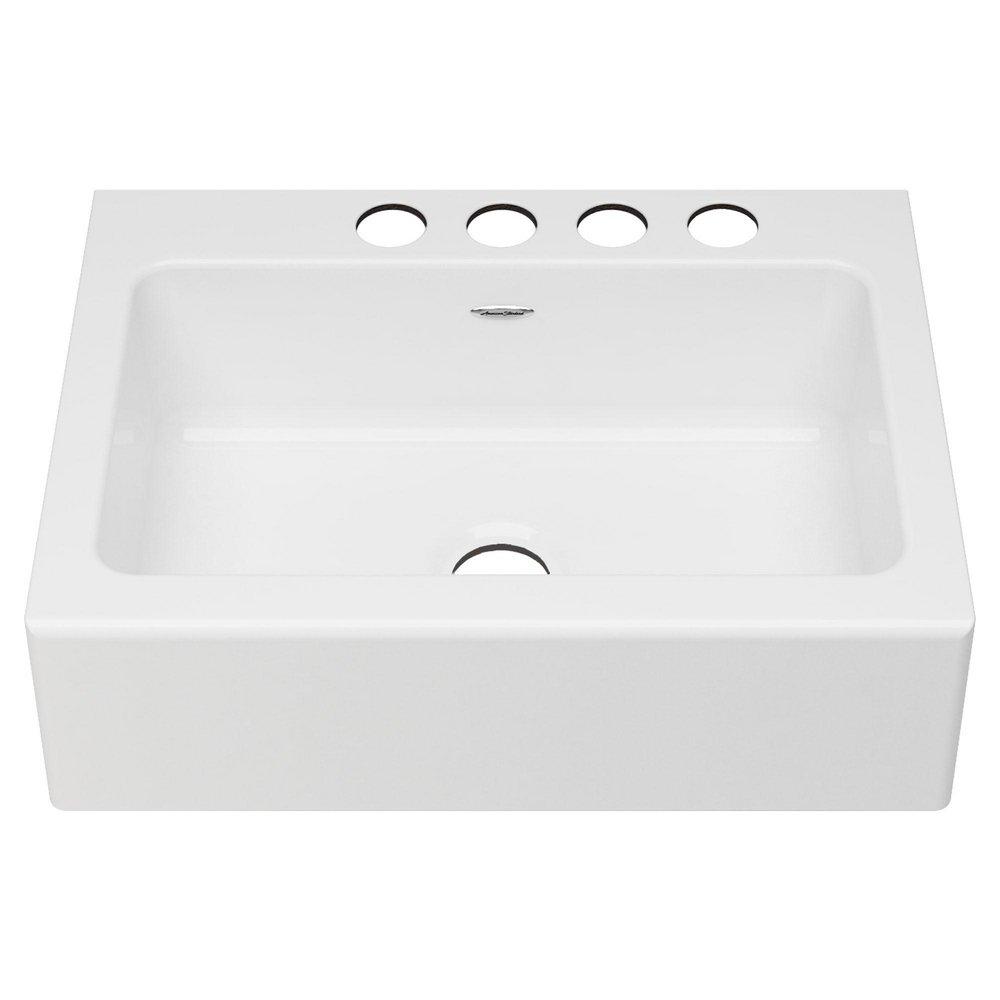 American Standard 77SB30220A.308 Delancey 30 x 22-1/16 in. Cast Iron 4-Hole Undermount Single Bowl Kitchen Sink