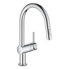 GROHE 31359002 Minta Touch Single Handle Pull Down Kitchen Faucet with Touch Activation