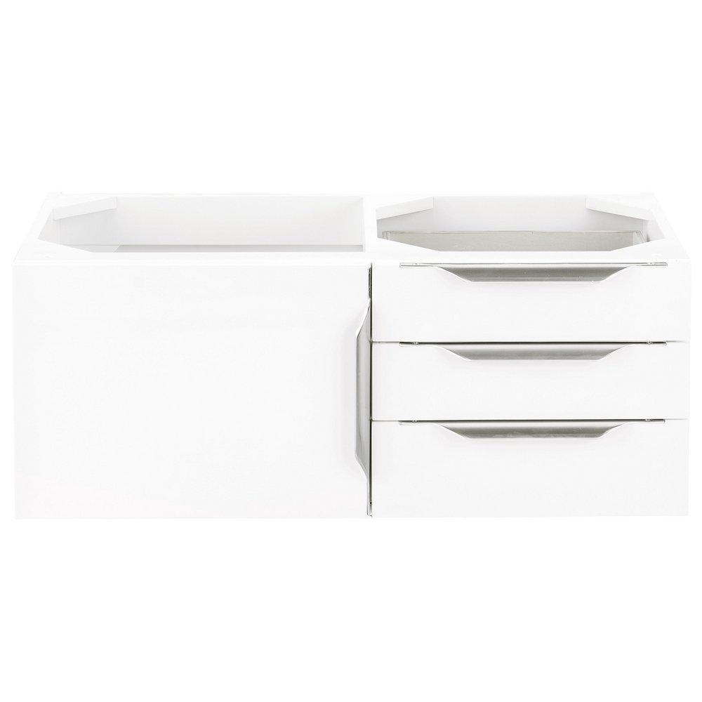 James Martin Vanities 389-V36-GW-A Mercer Island 36 Single Vanity Glossy White