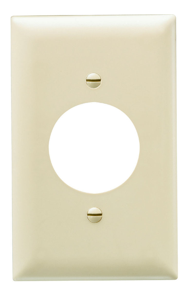 Pass & Seymour TP720I 1Gang Wall Plate Power Outlet Receptacle Nylon Standard - Ivory