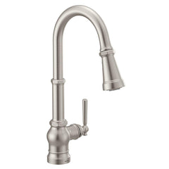 Moen S72003SRS Paterson Single Handle Pull Down Kitchen Faucet in Spot Resist Stainless