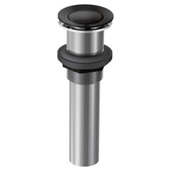 Moen 131553BL Waste Stopper and Seat with Overflow in Matte Black