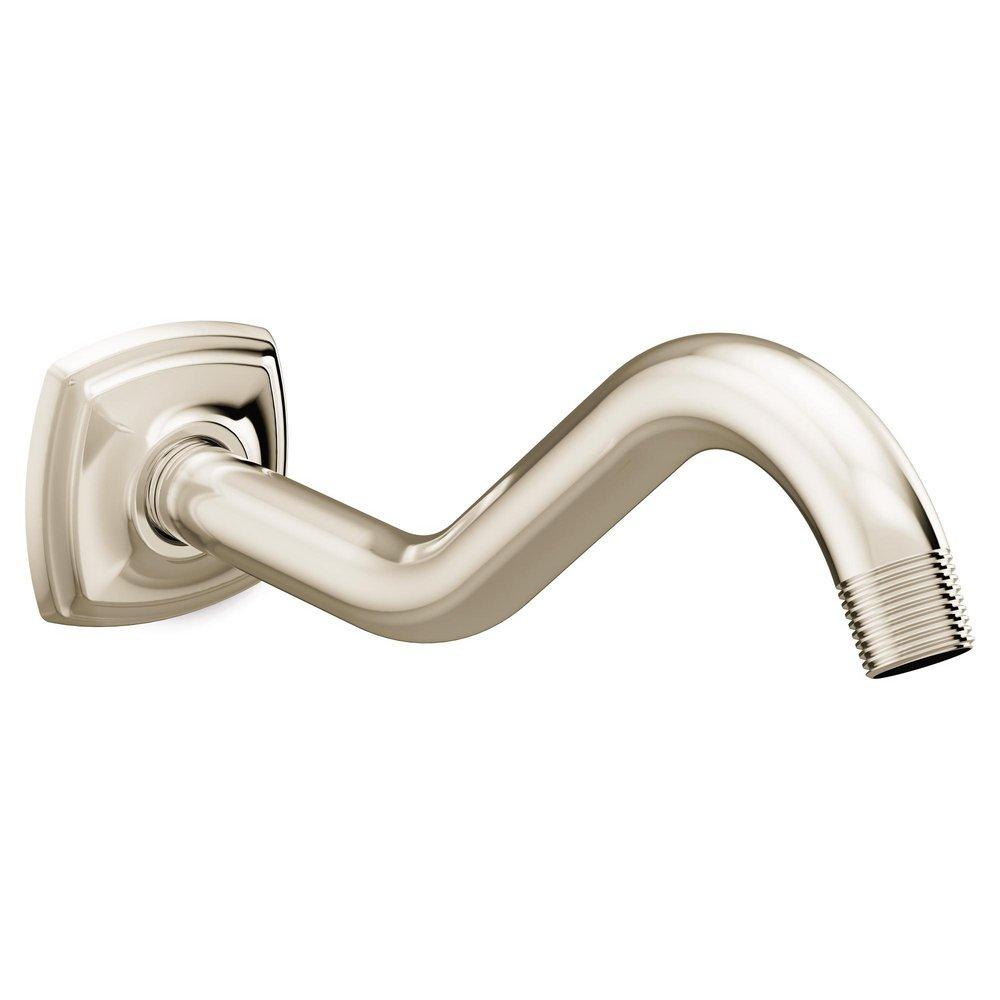 Moen 161951NL Shower Arm Curved Polished Nickel 8 Inch 1/2 Inch IPS