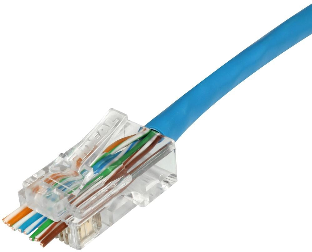 IDEAL INDUSTRIES Ideal Industries 85-372 Cat5e Feed-Thru Modular Plugs (100 Pack)