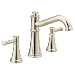 Moen T9023NL Belfield Two Handle Roman Tub Faucet in Polished Nickel (Trim Only)