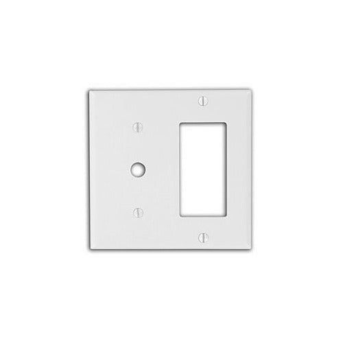 LEVITON Leviton Telcom 80479-W 2-gang Weatherproof Telephone Wallplate