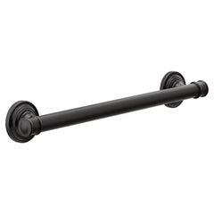 Moen YG6418BL Belfield 18 in. Grab Bar in Matte Black