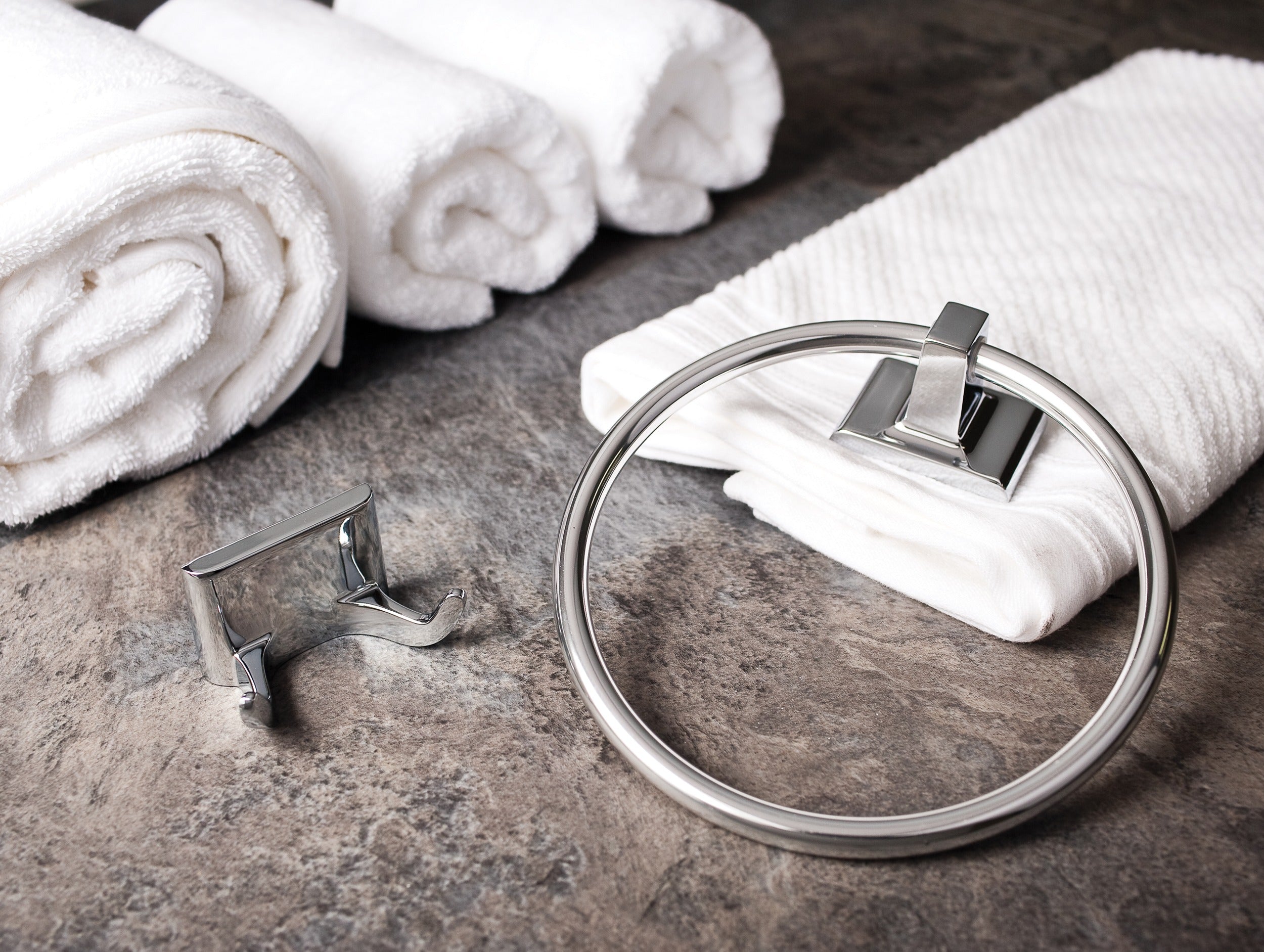 ELEMENTS Elements BHE1-04PC-R 24 Inch Polished Chrome Towel Bar