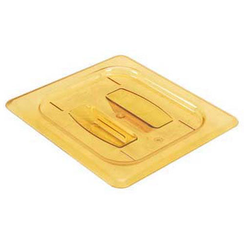 HOT LID 1/6 SZ SOLID-150 AMBER SP-335 for Cambro CAMSP-335