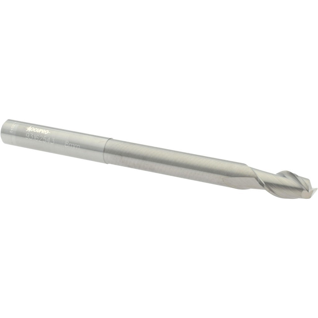 ACCUPRO Accupro 12177228 Square End Mill 8mm 2 Flute Solid Carbide
