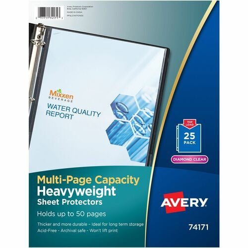 AVERY Avery AVE74171 Sheet Protectors Letter Size 25-pack