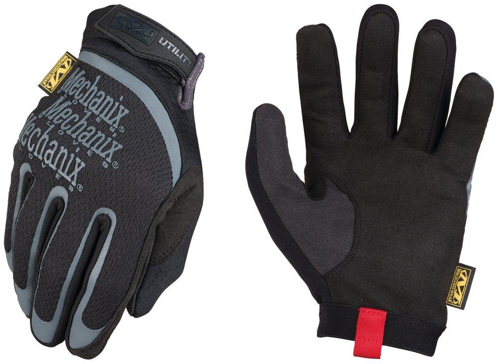 Mechanix Wear H15-05-010 Rubber and Synthetic Leather All Purpose Size L Reusable Gloves in Black